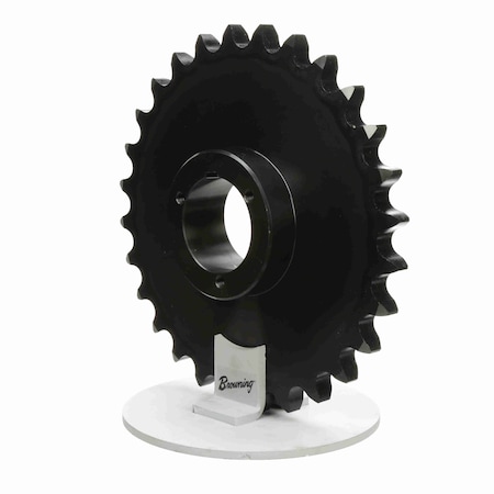 Browning Steel Bushed Bore Roller Chain Sprocket, H100Q28 H100Q28